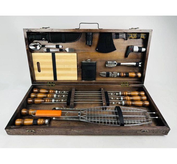 Набор шампуров в кейсе "Шашлычник Лайт Кизляр"