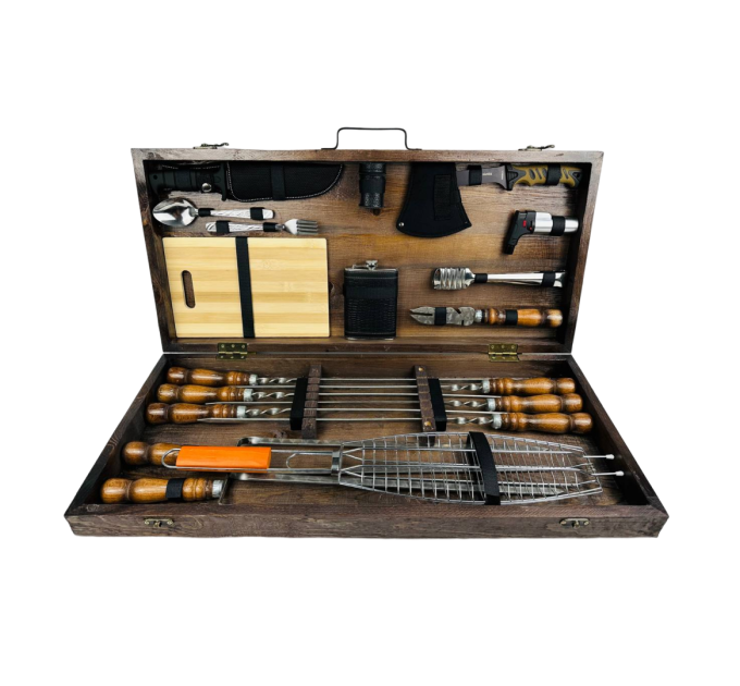 Набор шампуров в кейсе "Шашлычник Лайт Кизляр"