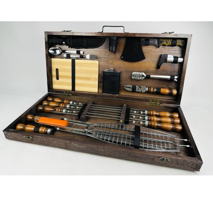 Набор шампуров в кейсе "Шашлычник Лайт Кизляр"