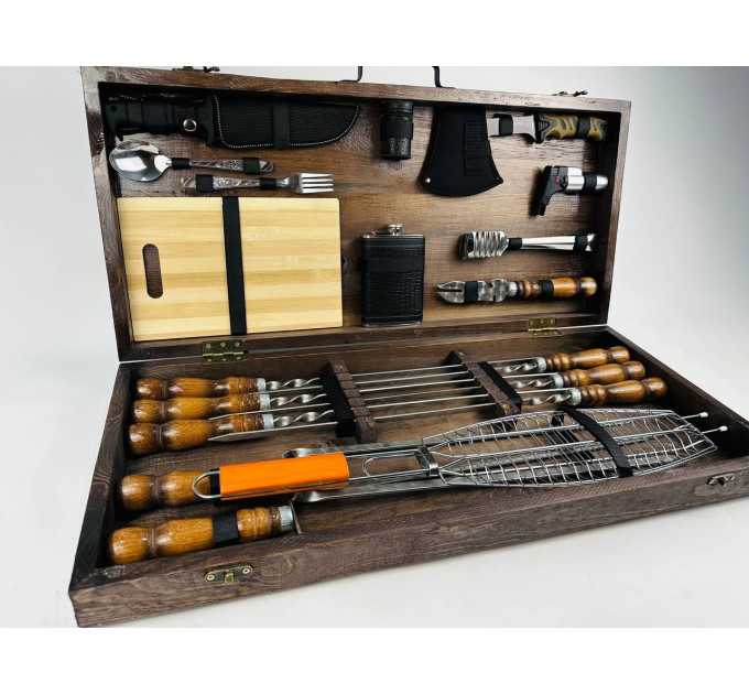 Набор шампуров в кейсе "Шашлычник Лайт Кизляр"