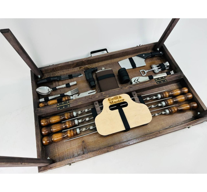 Набор шампуров в кейсе "Скаут"