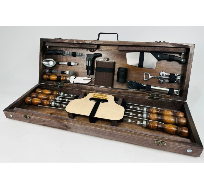 Набор шампуров в кейсе "Скаут"