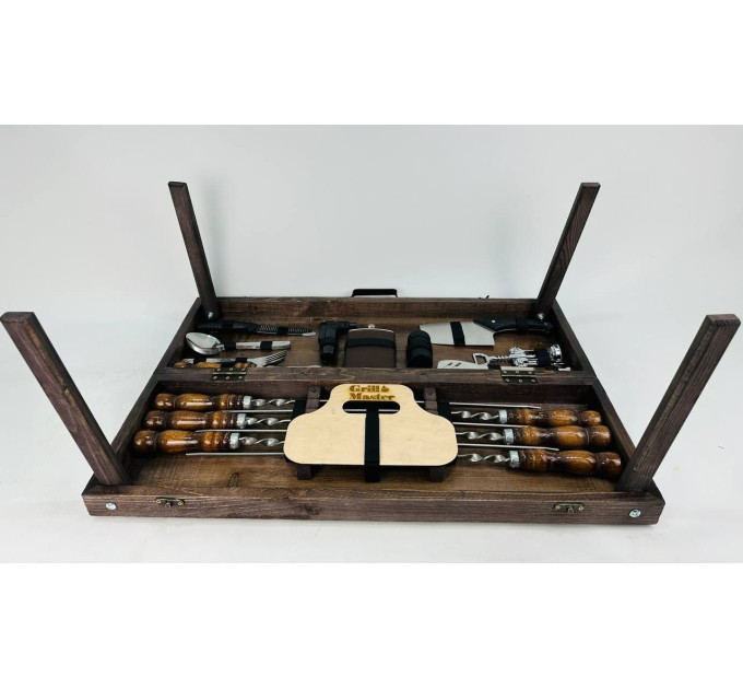 Набор шампуров в кейсе "Скаут"