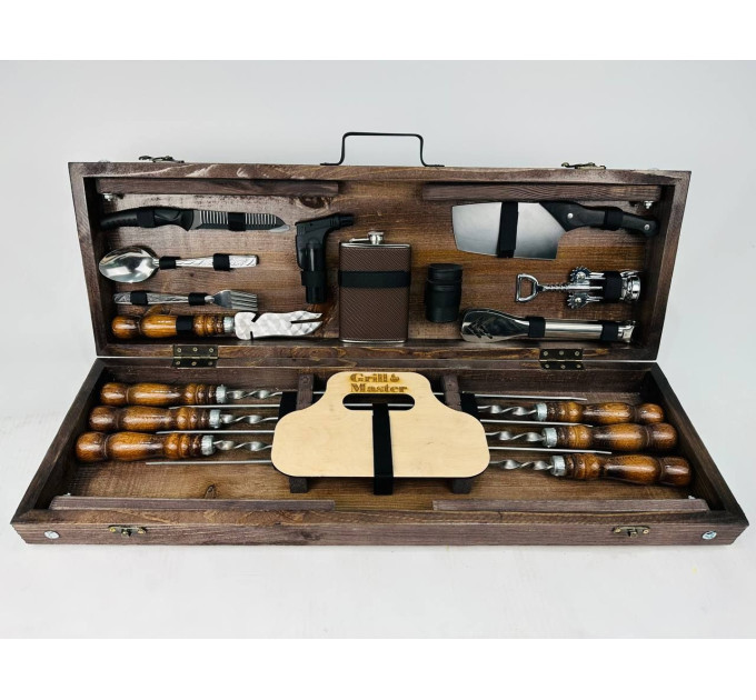 Набор шампуров в кейсе "Скаут"