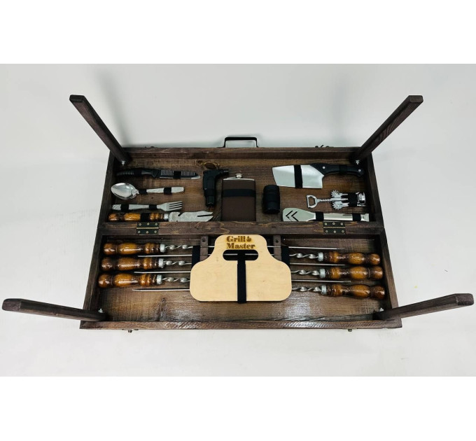 Набор шампуров в кейсе "Скаут"