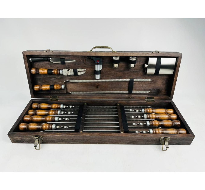 Набор шампуров в кейсе "Скиф Классик"