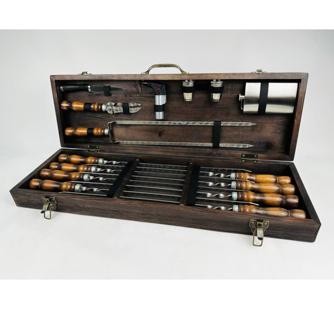 Набор шампуров в кейсе "Скиф Классик"