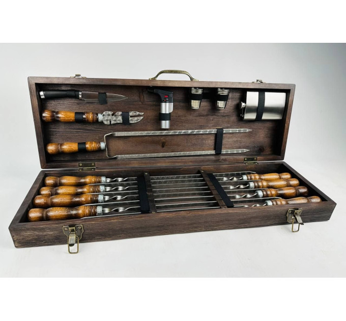 Набор шампуров в кейсе "Скиф Классик"