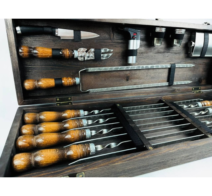 Набор шампуров в кейсе "Скиф Классик"