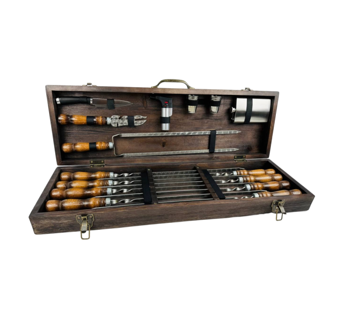 Набор шампуров в кейсе "Скиф Классик"