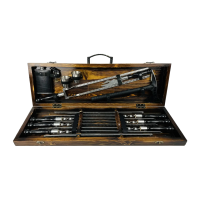 Набор шампуров в кейсе "Блэк MAX" Набор шампуров в кейсе "Блэк MAX"