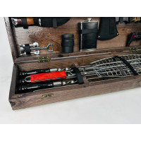 Набор шампуров в кейсе "Дровосек" Набор шампуров в кейсе "Дровосек"