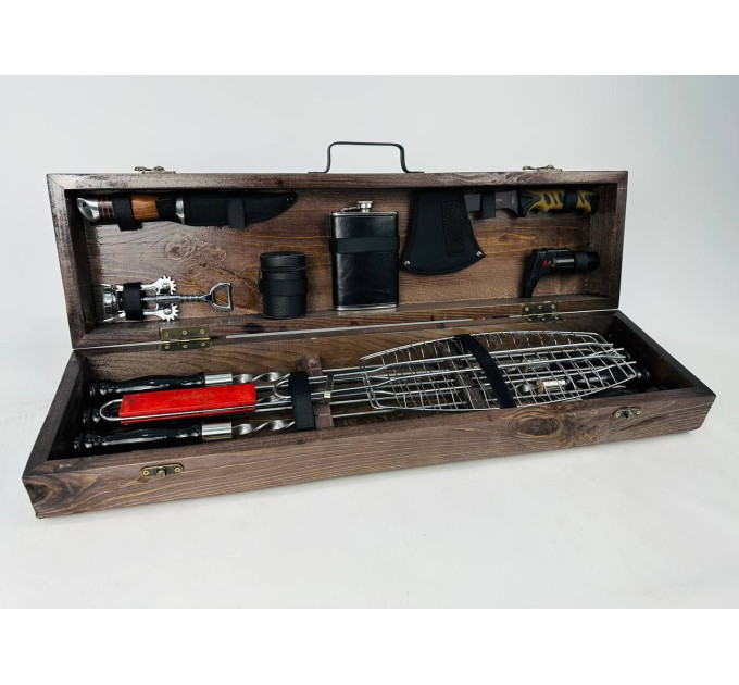 Набор шампуров в кейсе "Дровосек"