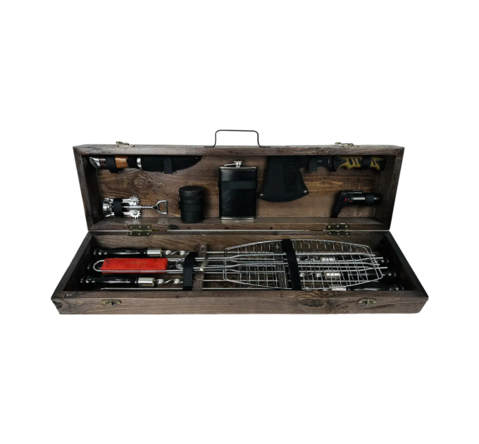 Набор шампуров в кейсе "Дровосек"