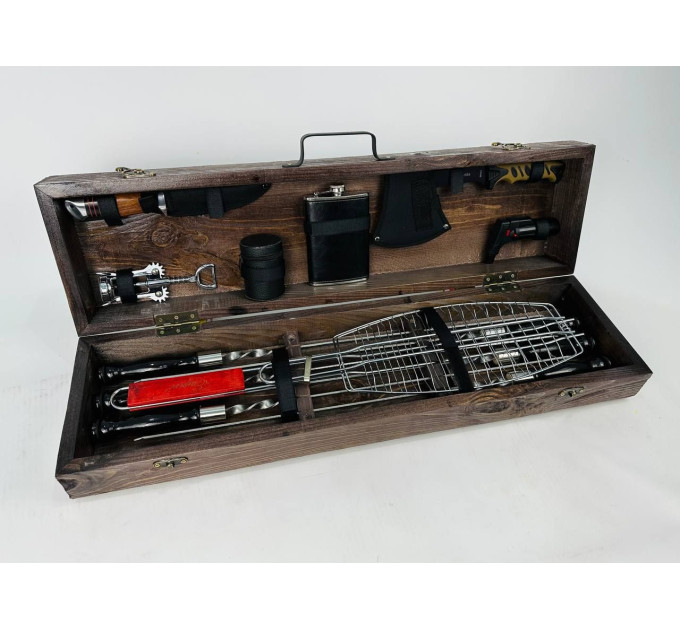 Набор шампуров в кейсе "Дровосек"