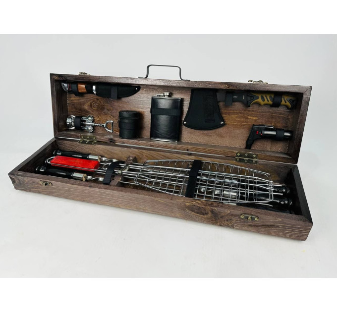 Набор шампуров в кейсе "Дровосек"