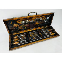 Набор шампуров в кейсе "Феникс"