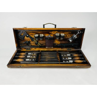 Набор шампуров в кейсе "Феникс"