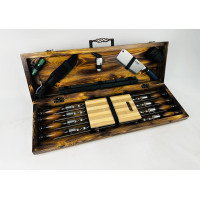 Набор шампуров в кейсе "Форест"