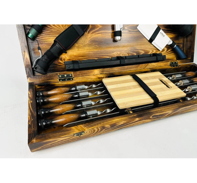 Набор шампуров в кейсе "Форест"