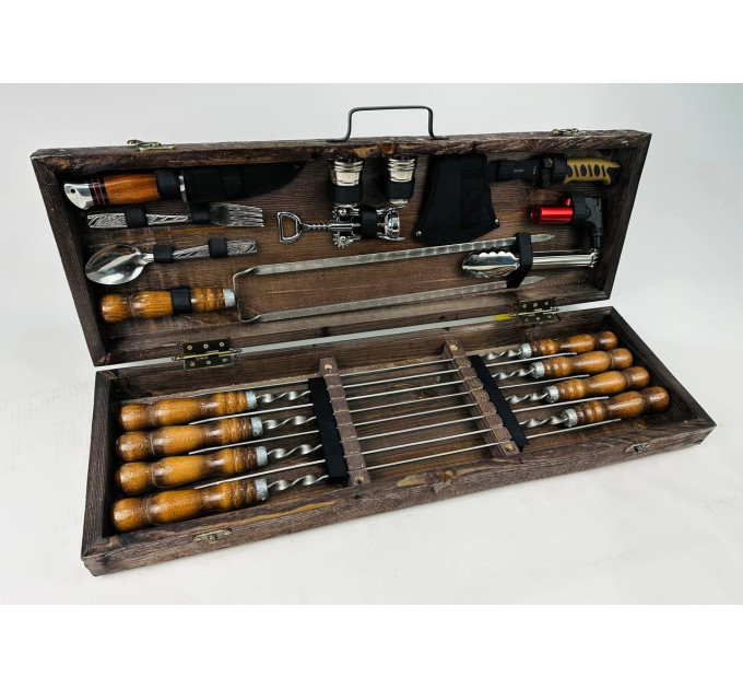 Набор шампуров в кейсе "Гриль-2"