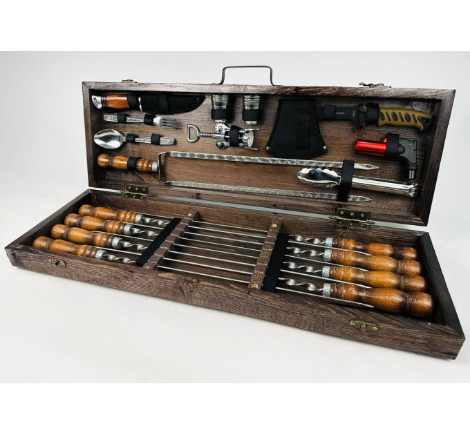 Набор шампуров в кейсе "Гриль-2"