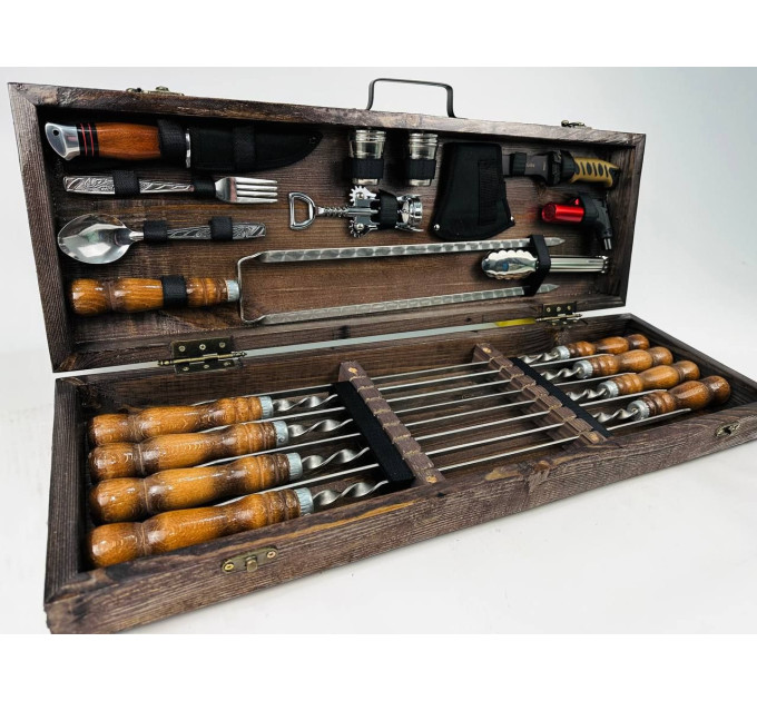 Набор шампуров в кейсе "Гриль-2"