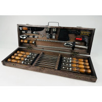 Набор шампуров в кейсе "Гриль-2" Набор шампуров в кейсе "Гриль-2"