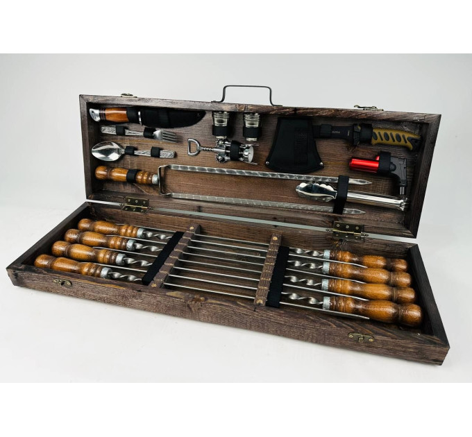 Набор шампуров в кейсе "Гриль-2"