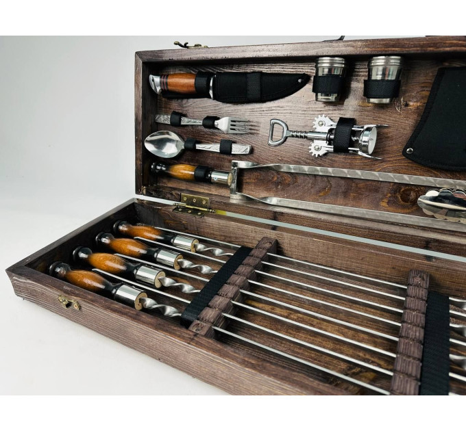 Набор шампуров в кейсе "Гриль"