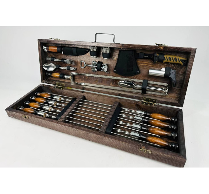 Набор шампуров в кейсе "Гриль"