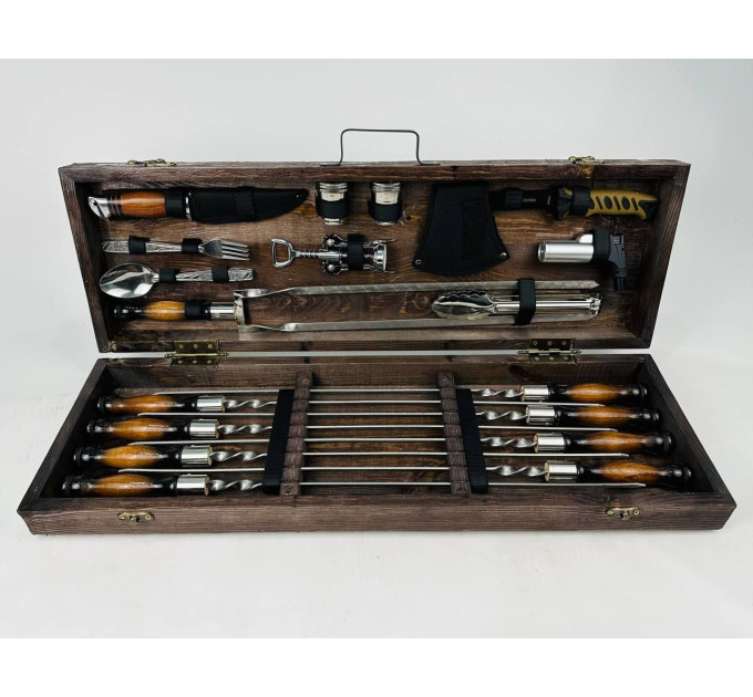 Набор шампуров в кейсе "Гриль"