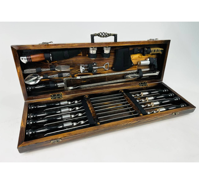 Набір шампурів у кейсі "Гриль LUX"