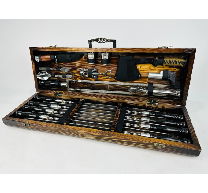 Набір шампурів у кейсі "Гриль LUX"