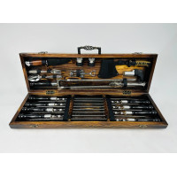 Набор шампуров в кейсе "Гриль LUX" Набор шампуров в кейсе "Гриль LUX"