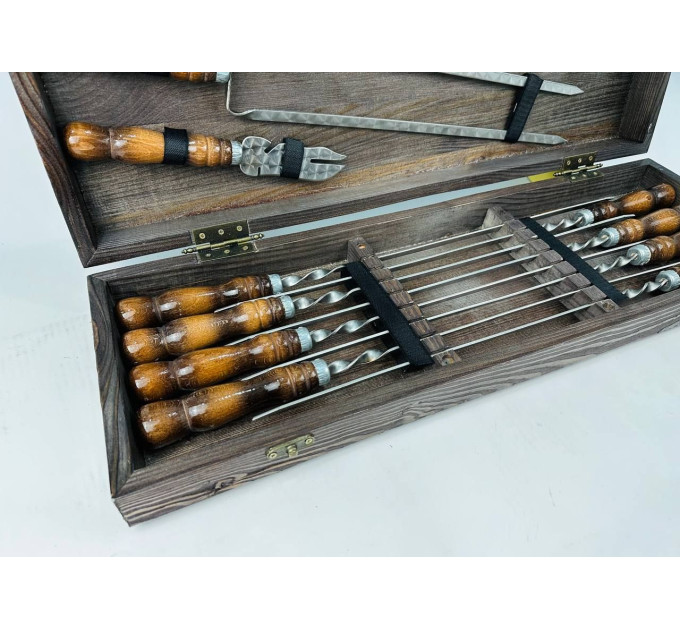 Набір шампурів у кейсі "Кізляр"