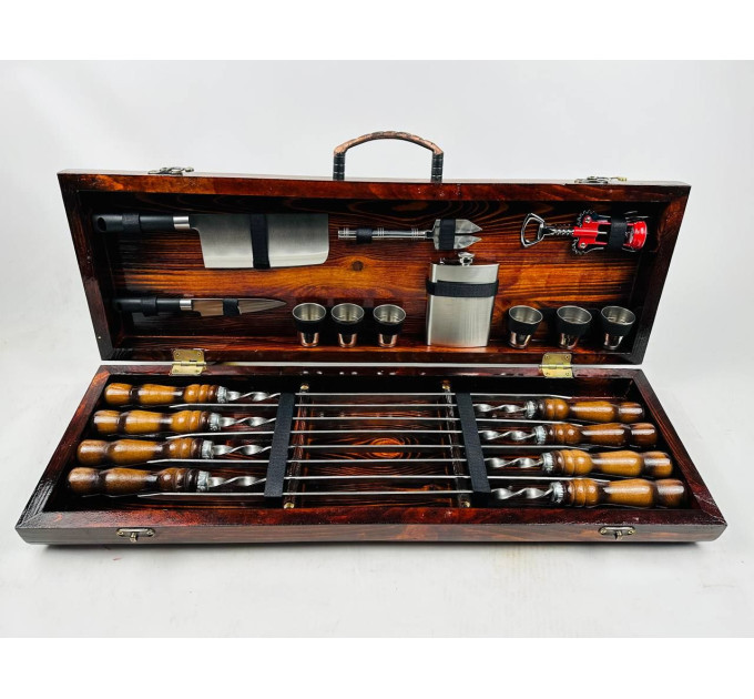 Набор шампуров в кейсе "Кук"