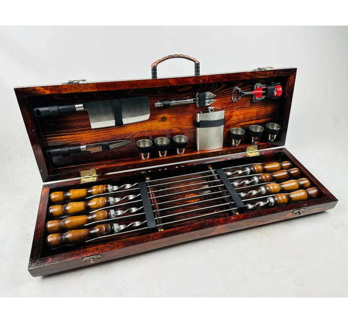 Набор шампуров в кейсе "Кук"