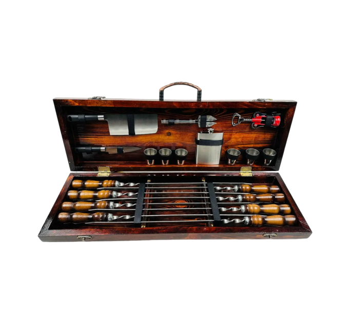 Набор шампуров в кейсе "Кук"