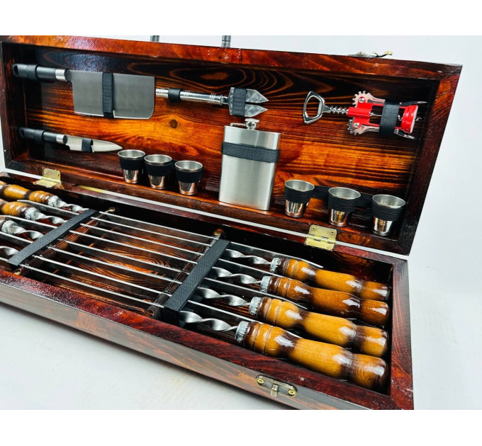 Набор шампуров в кейсе "Кук"