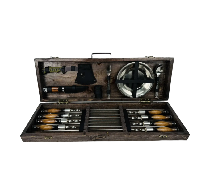 Набор шампуров в кейсе "Мясник"