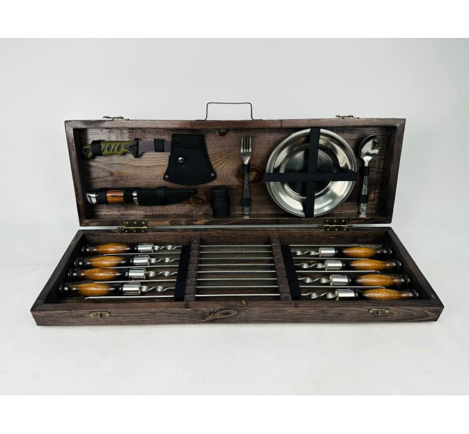 Набор шампуров в кейсе "Мясник"