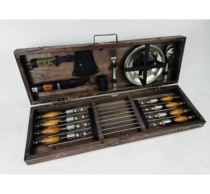 Набор шампуров в кейсе "Мясник"