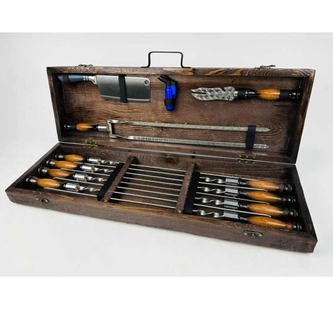 Набор шампуров в кейсе "Орион"