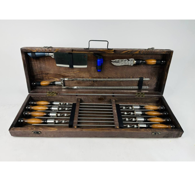 Набор шампуров в кейсе "Орион"