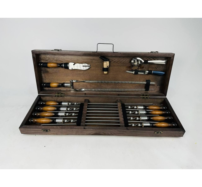 Набір шампурів у кейсі "Патріот"