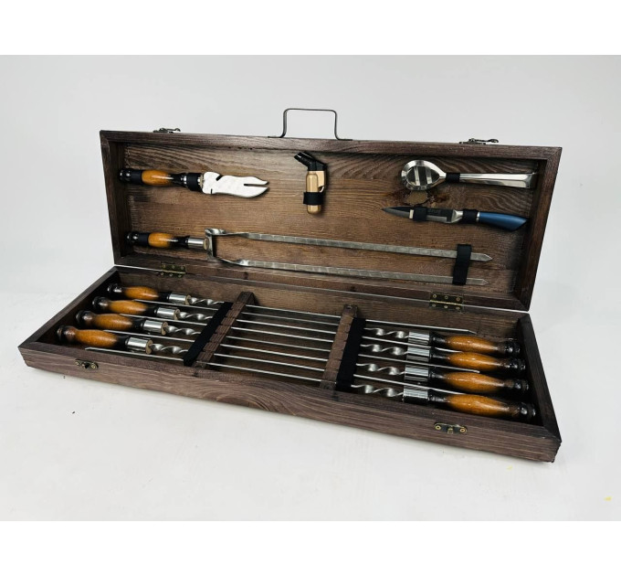 Набір шампурів у кейсі "Патріот"