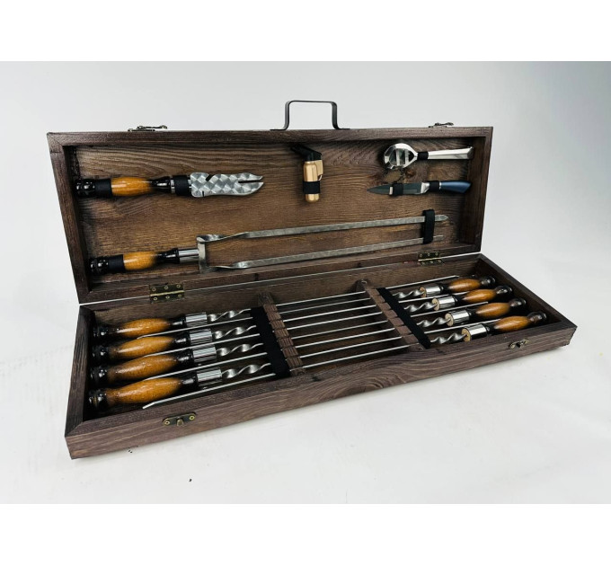 Набір шампурів у кейсі "Патріот"