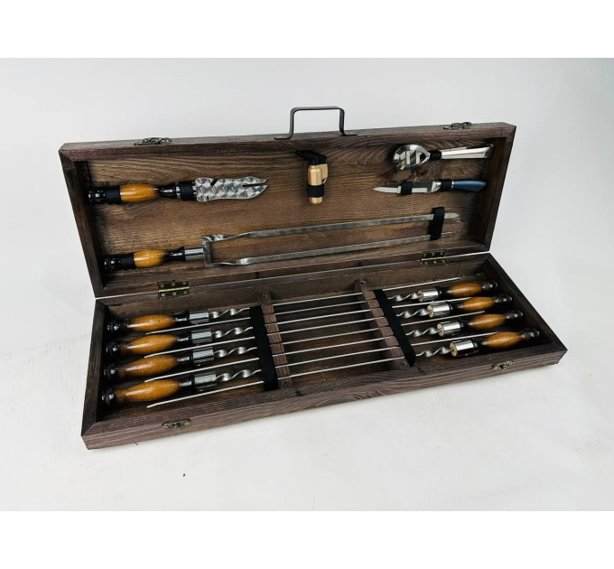 Набір шампурів у кейсі "Патріот"