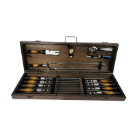 Набор шампуров в кейсе "Патриот"